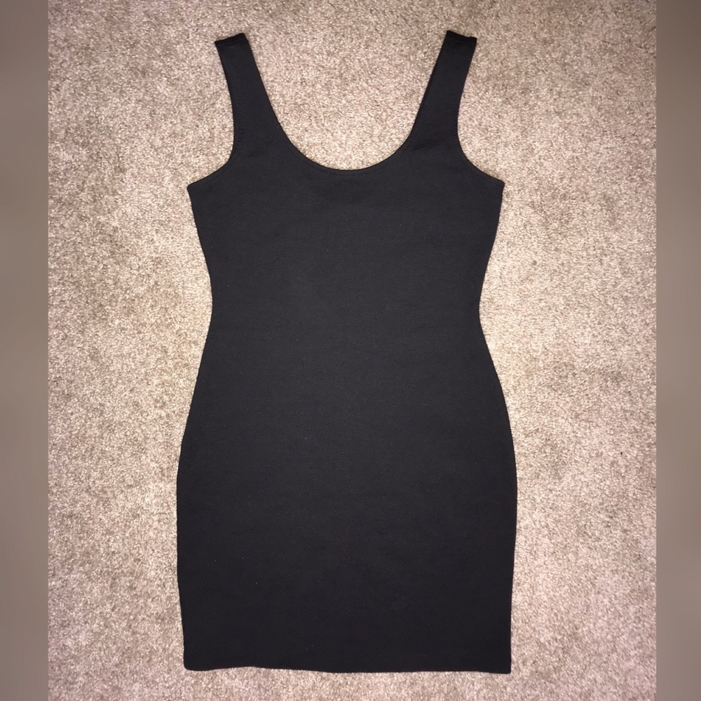 BCBG Black Bodycon Tank Top Dress